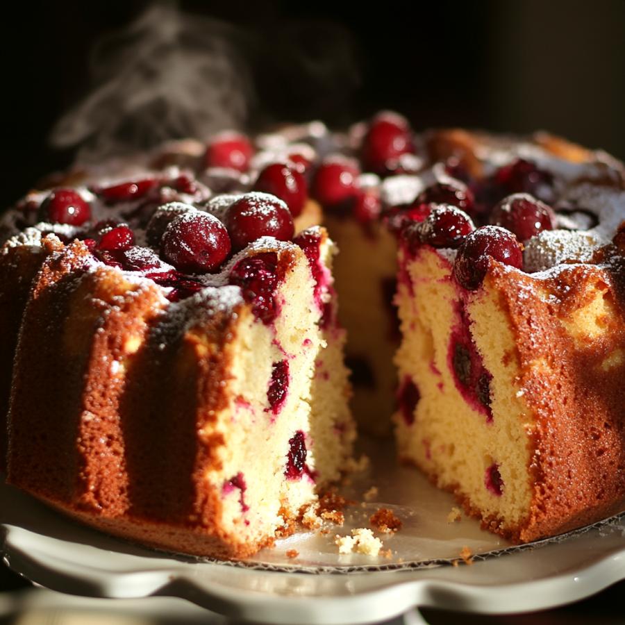 Cranberry Pound Cake