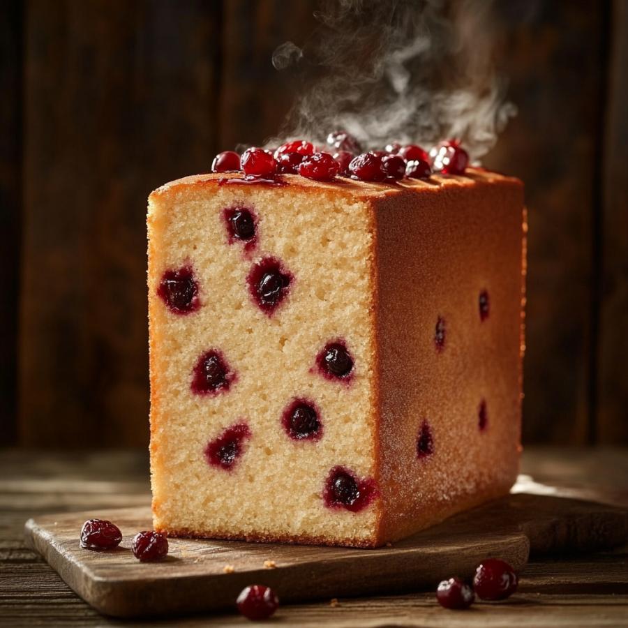 Cranberry Pound Cake Recipe