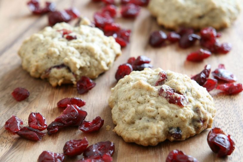 Healthy Cranberry Oatmeal Cookies Cranby