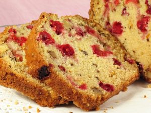 A Recipe for a loaf filled with cran and nuts