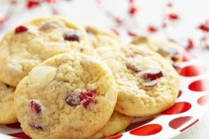 White Chocolate Dried Cranberry Cookies
