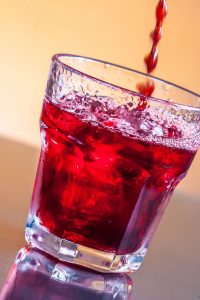 No Sugar Added in this Red, Fruity Drink