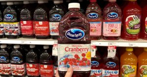 Cranberry Juice in Store