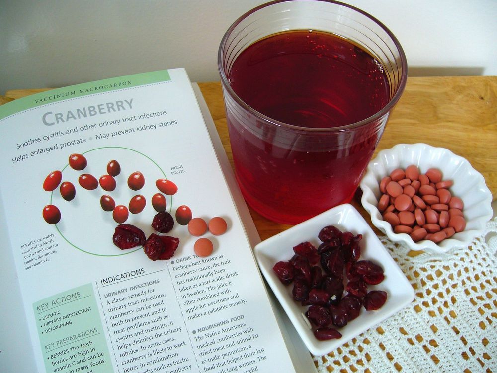 Cranberry Juice suggested advice for consuming a daily amount.