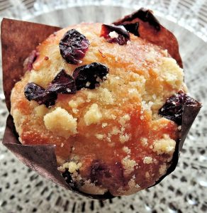 Cranberry Muffins (dried) with Almond Extract