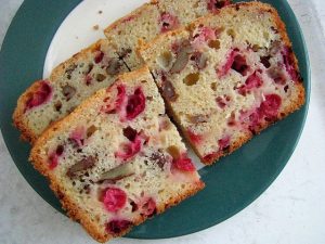 Wheat Flour Cranberry Cake