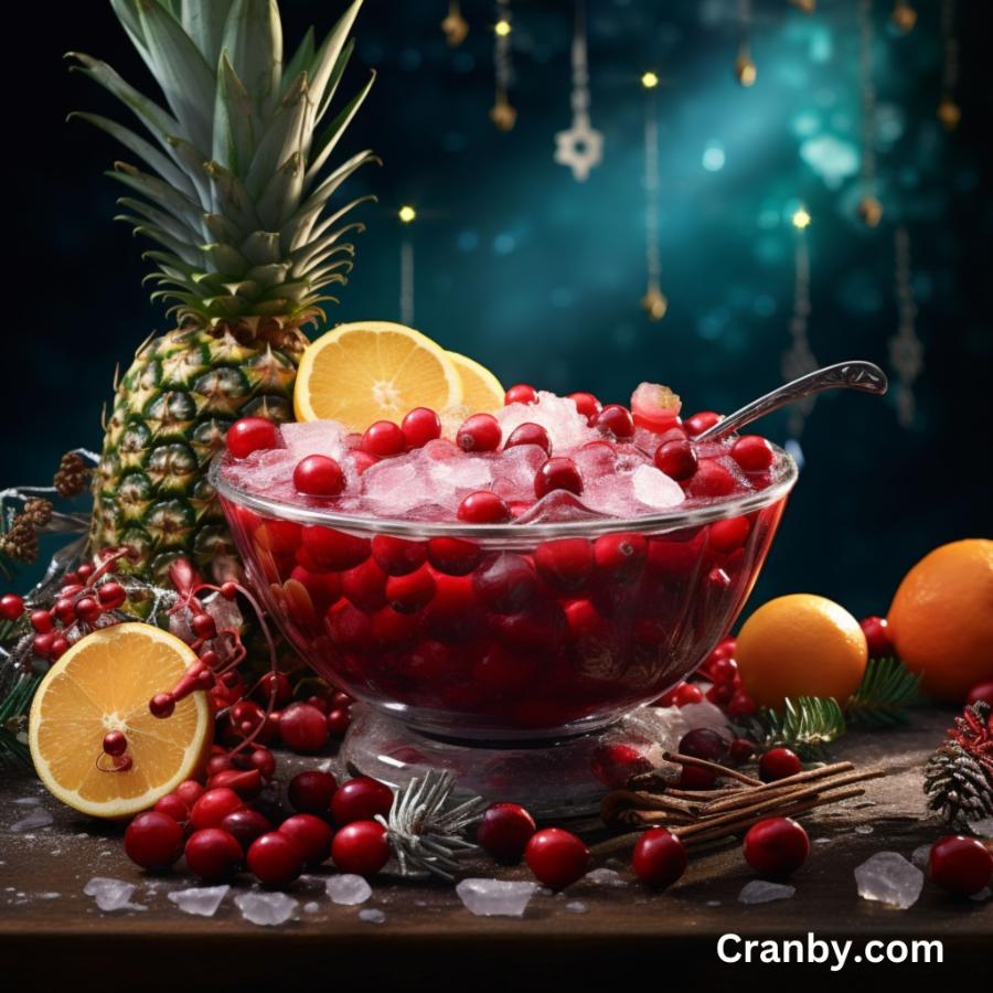 An easy recipe for a simple drink over the holidays with lots of fruit and juice.