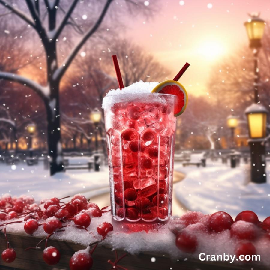 Cranberry Christmas Drink that's perfect to quence your thirst.