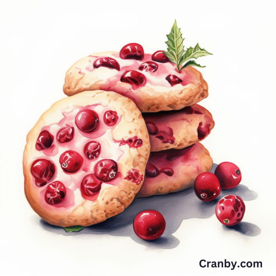 Happy Holidays with these Christmas Cranberry Cookies