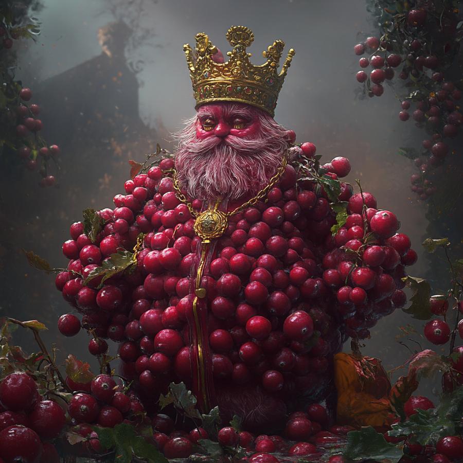 The king of the fruit, king cranberry