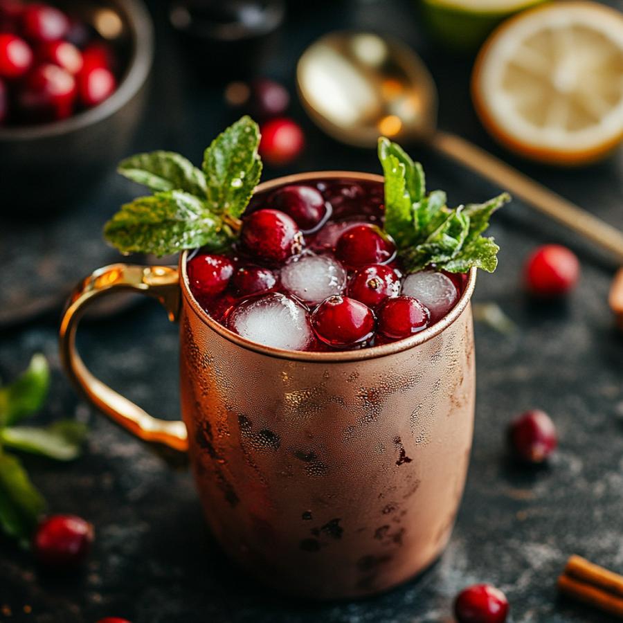 Cranberry Moscow Mule