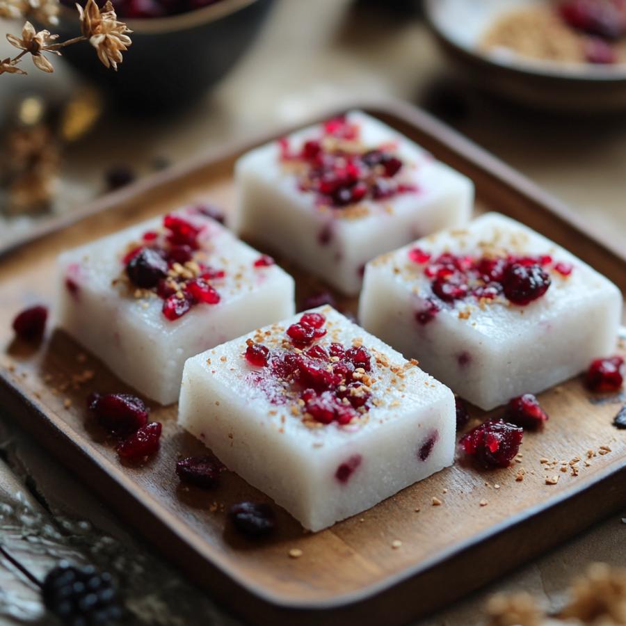 Cranberry Mochi Recipe