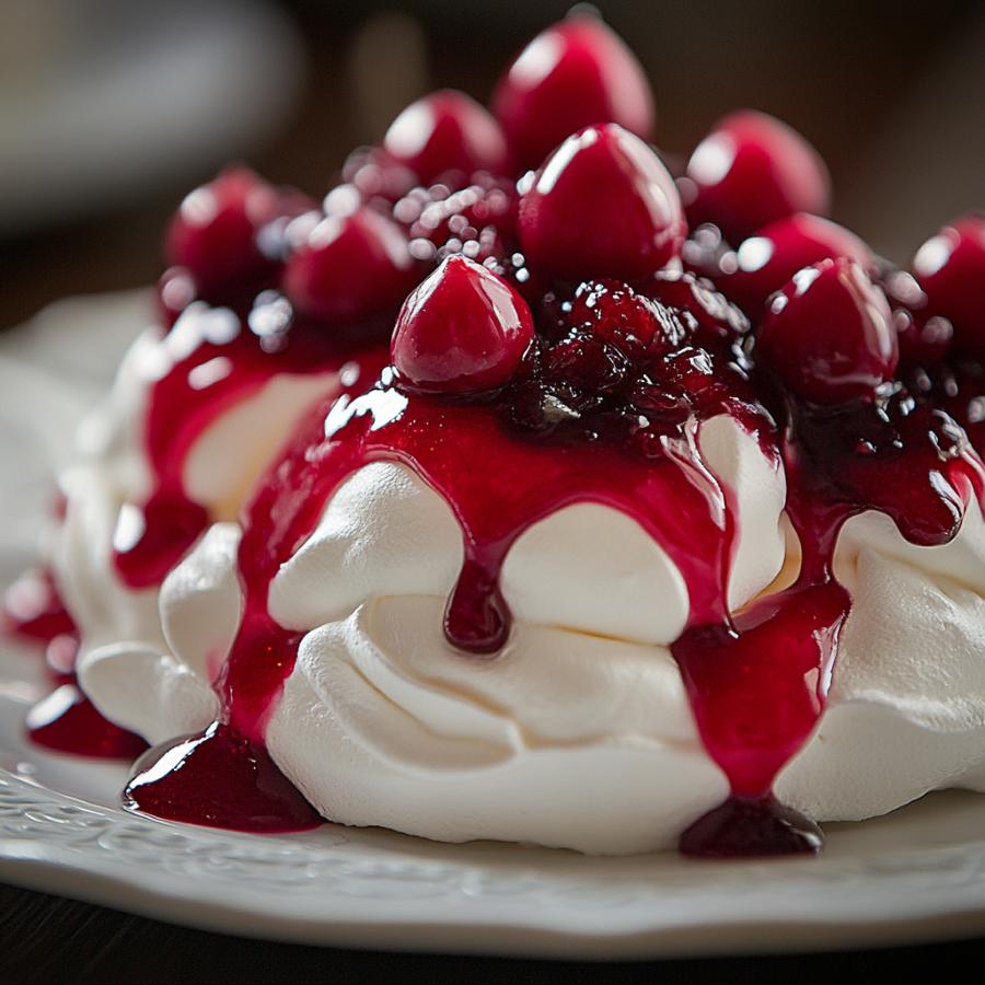 Cranberry Pavlova Recipe