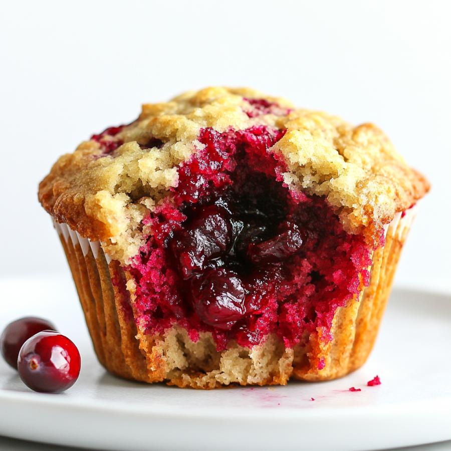 Cranberry Beet Muffins