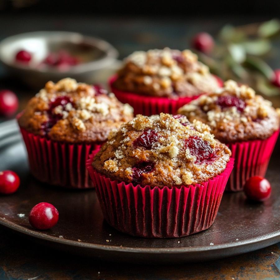 Cranberry Beet Muffins