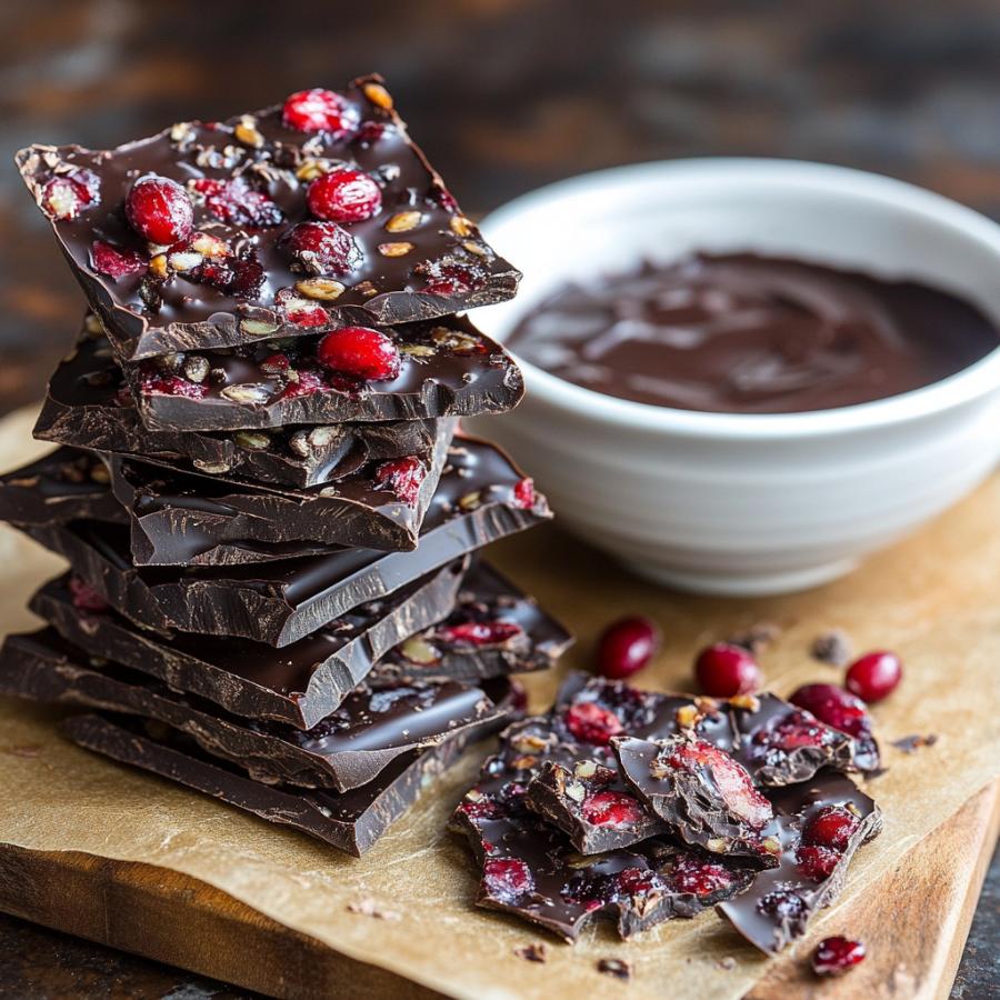 Cranberry Seed Crunch Bark