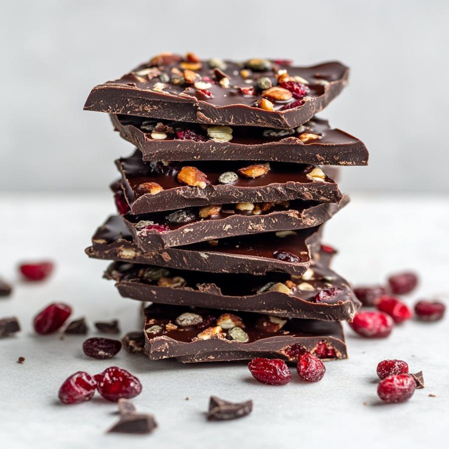 Cranberry Seed Crunch Bark