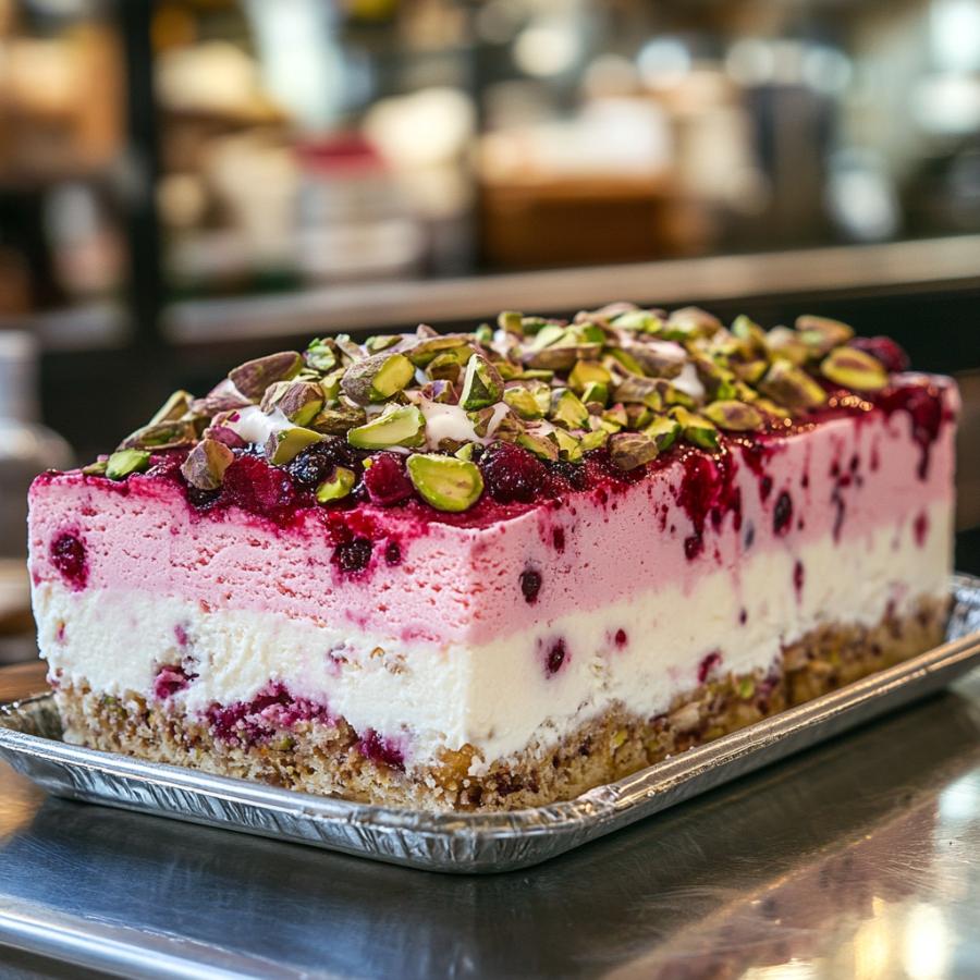 Cranberry Semifreddo