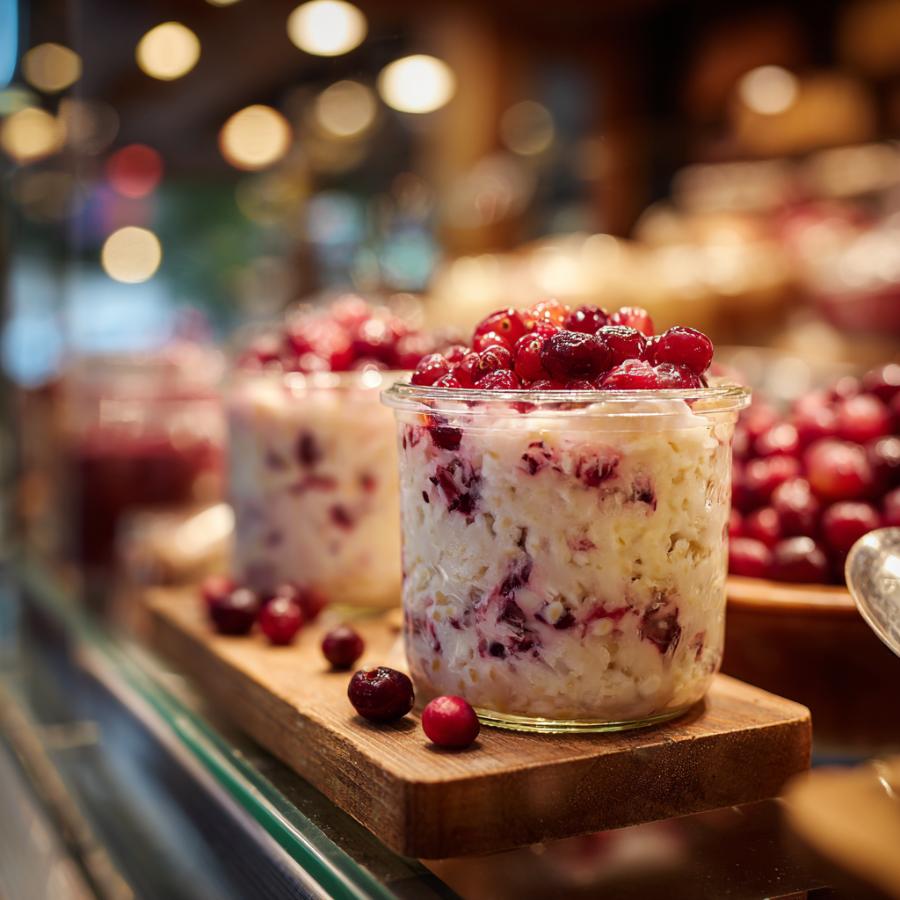 Rice Pudding with Cran