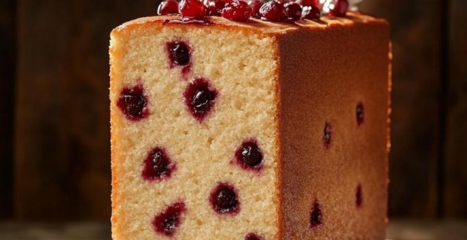 Cranberry Pound Cake Recipe