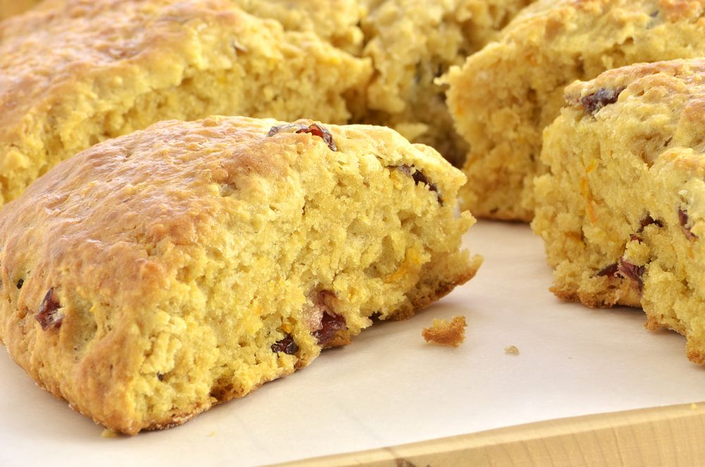 Freshy baked and delcious looking scones