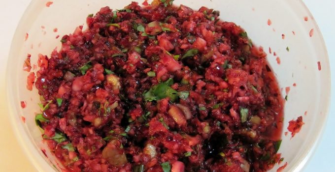 Cranberry Jalapeno Salsa Homemade