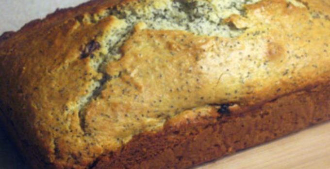 Poppy Seed Cranberry Loaf