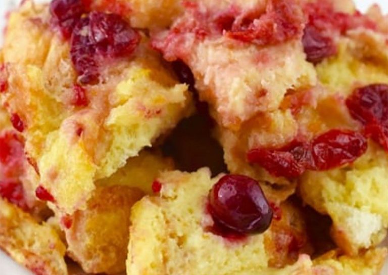 Cranberry Holiday Bread Pudding – Cranby