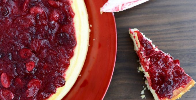 Cranberry Vanilla Cheesecake