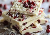 White Chocolate Cranberry Bark