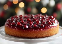 Cranberry Christmas Upside-Down Cake