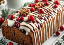 Cranberry Gingerbread Loaf