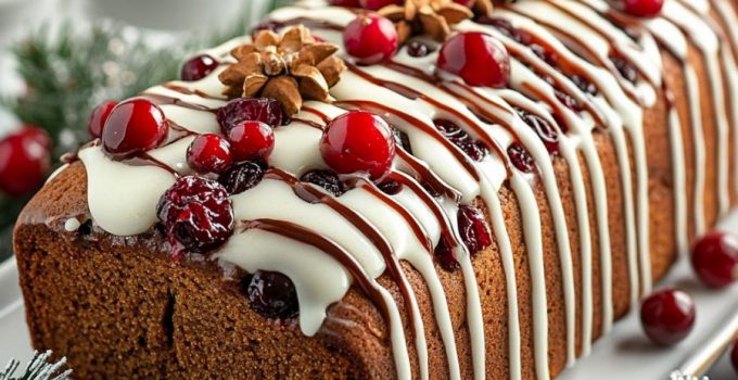 Cranberry Gingerbread Loaf