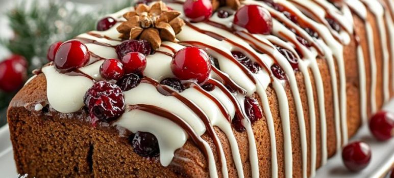 Cranberry Gingerbread Loaf