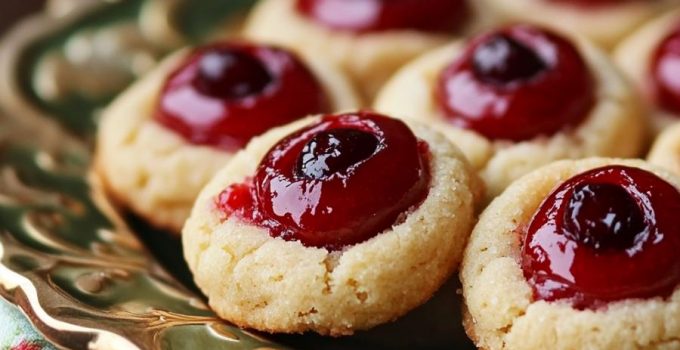 Cranberry Thumbprint Cookies