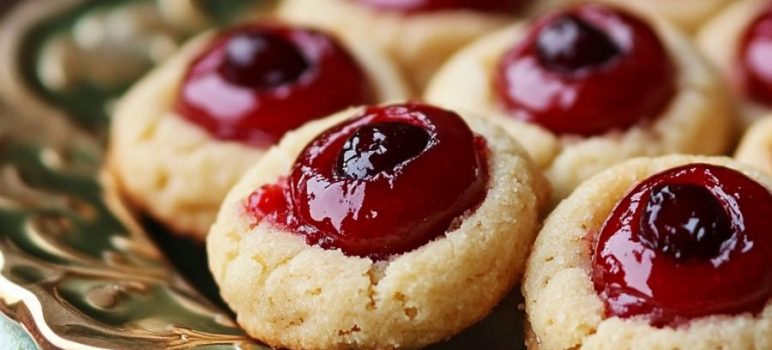 Cranberry Thumbprint Cookies