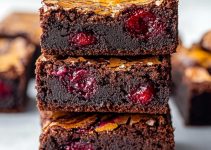 Cranberry Swirl Brownies