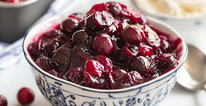 Cranberry Cherry Sauce