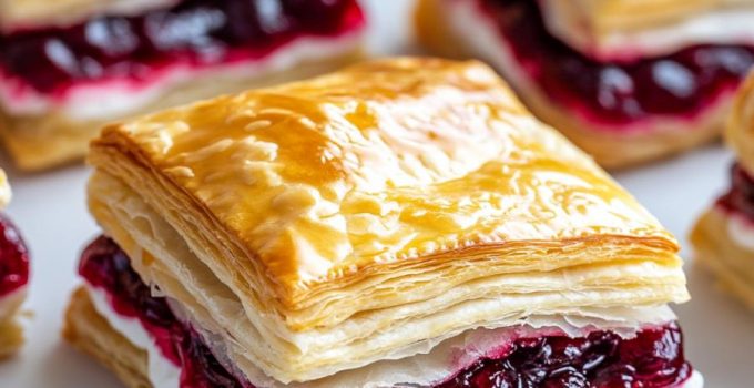 Cranberry Napoleons Recipe