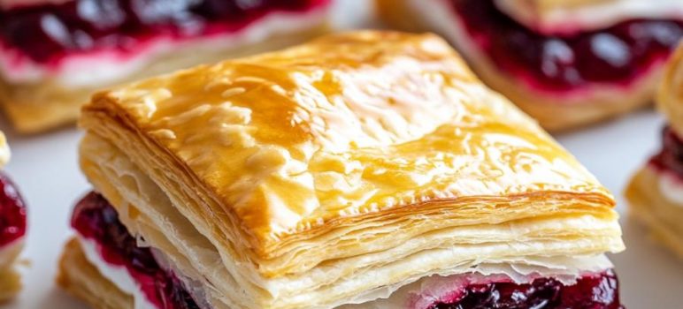 Cranberry Napoleons Recipe