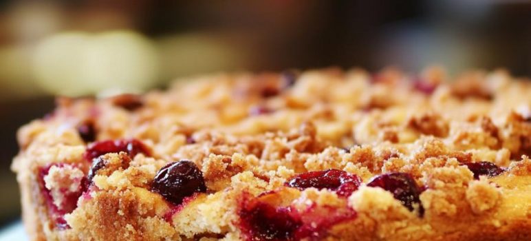 Cranberry Streusel Coffee Cake